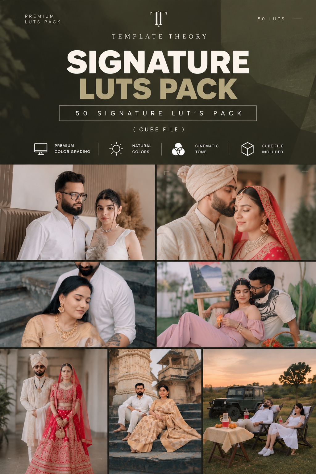 50 Signature lut’s Pack (cube file)